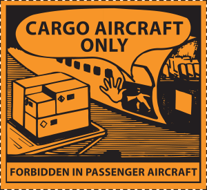 Fareseddel CAO (Cargo Aircraft Only)