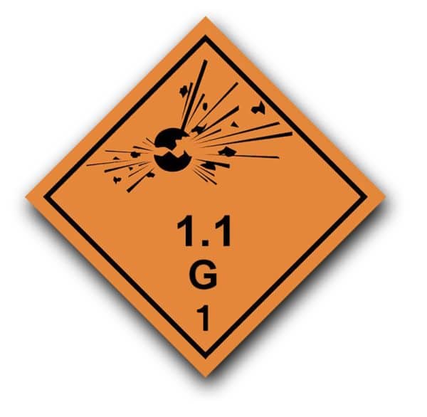 faremærke 1.1G