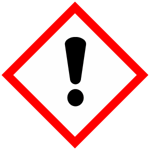 CLP-piktogram GHS07 udråbstegn